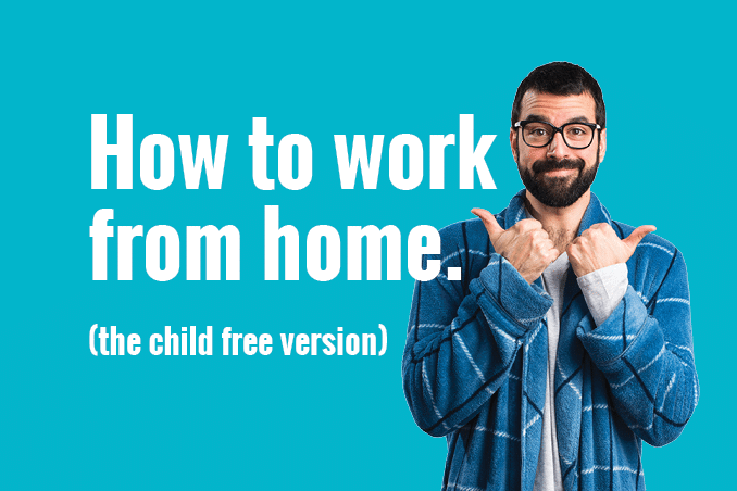 CrispApple Blog 'how to work from home-child free' 678x45